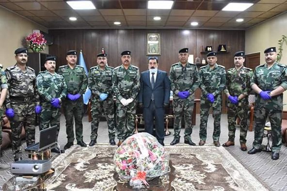 محافظ الانبار يتفقد قسم الشؤون الداخلية والأمن في المحافظة