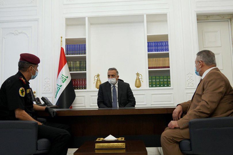 الكاظمي يعقد اجتماعاً مع رئيسي جهازي الأمن الوطني ومكافحة الإرهاب