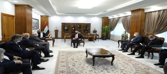 رئيس مجلس القضاء يبحث مع ظريف التعاون القضائي والقانوني بين البلدين