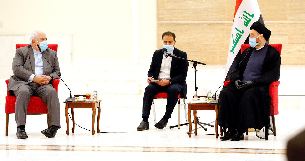 السيد الحكيم يستقبل ظريف ويؤكد ان تحالف عراقيون سيكون جسرا لربط القوى مع بعضها