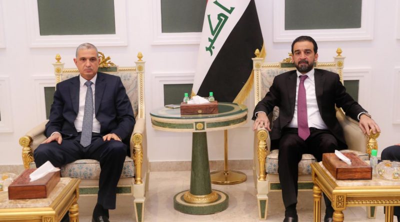 رئيس مجلس النواب يستقبل وزير الداخلية