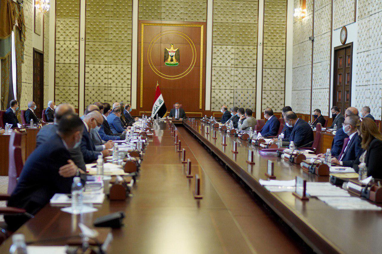 مجلس الوزراء يعقد جلسته الاعتيادية برئاسة رئيس مجلس الوزراء مصطفى الكاظمي