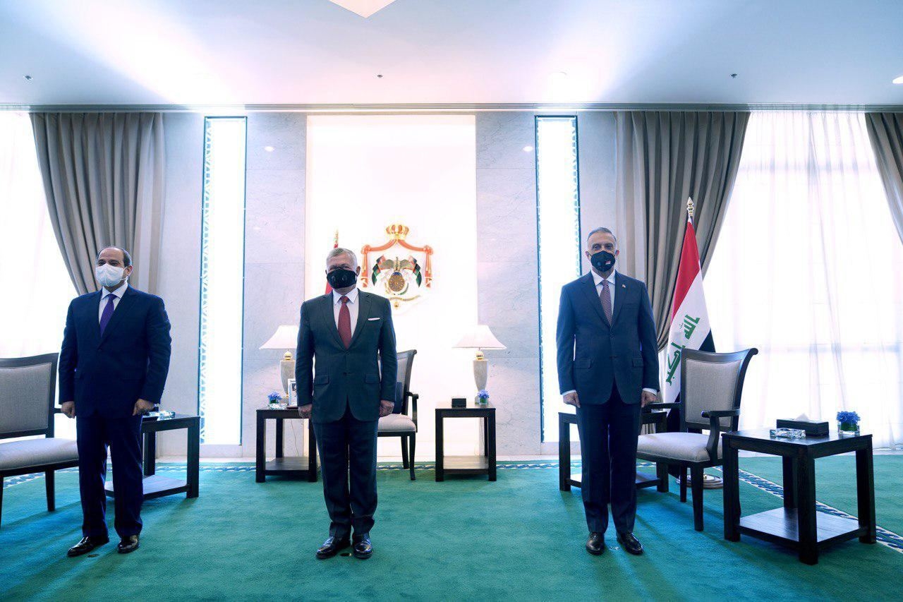 البيان الختامي للقمة الثلاثية بين العراق والأردن ومصر 