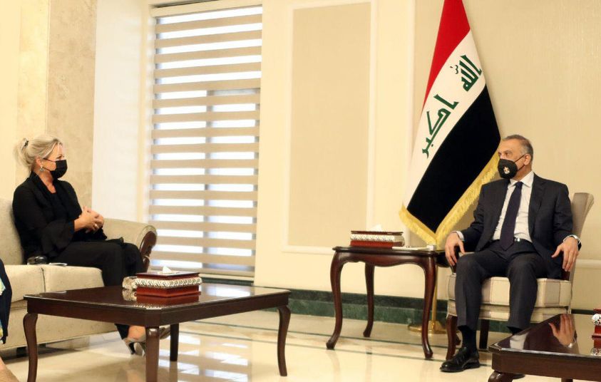الكاظمي يلتقي الممثلة الخاصة للأمين العام للأمم المتحدة في العراق