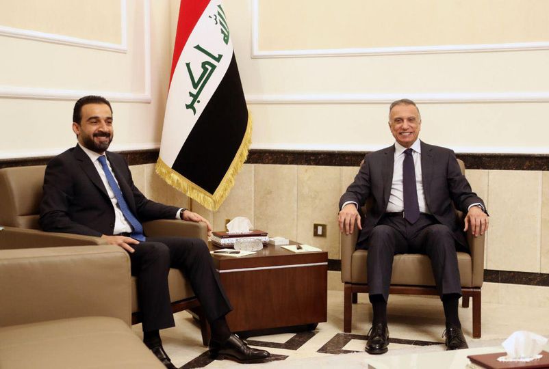 الكاظمي يبحث مع رئيس مجلس النواب تكامل العمل والتنسيق بين السلطتين التنفيذية والتشريعية