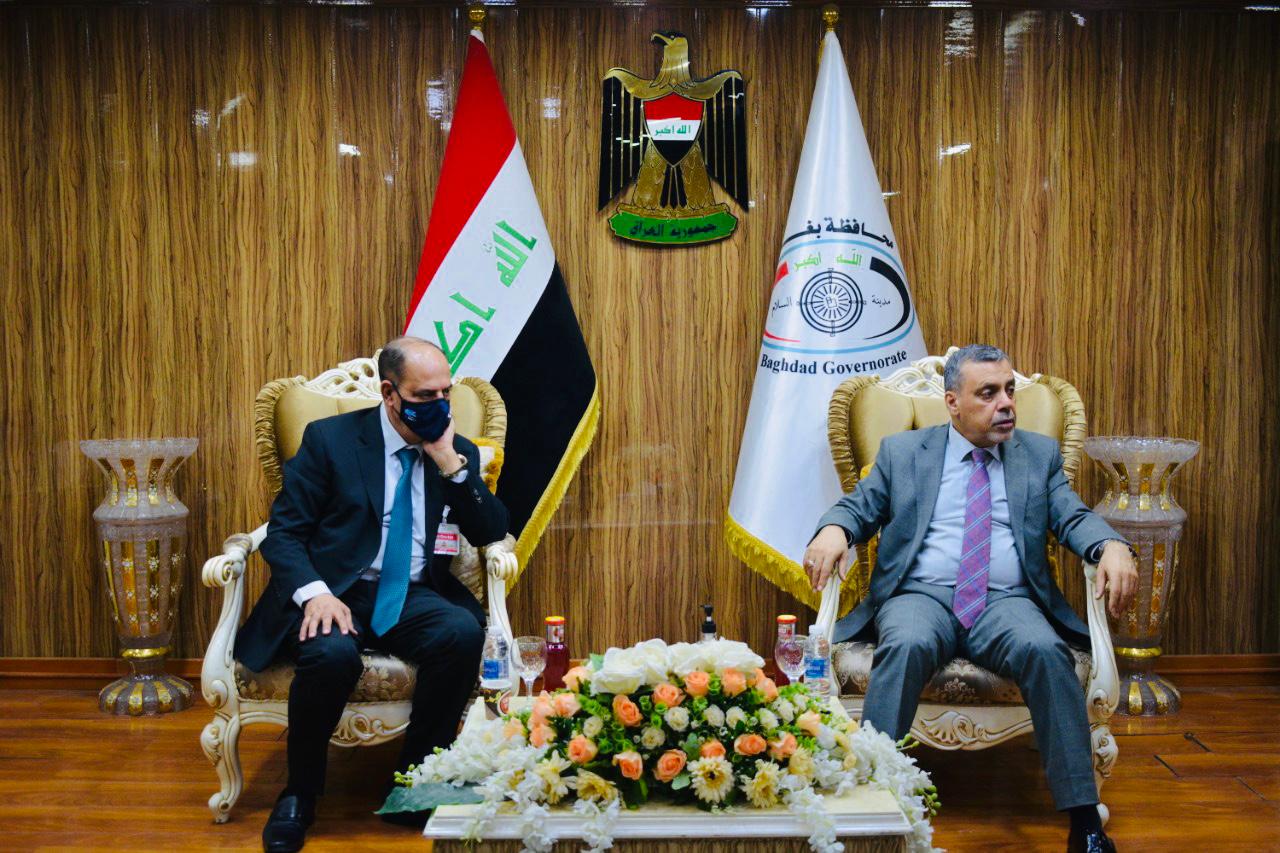 محافظ بغداد يستقبل نقيب الصحفيين لبحث إجراءات دعم شريحة الصحفيين