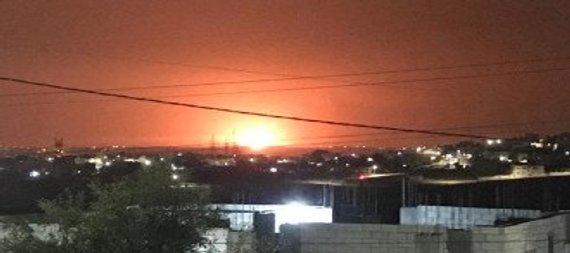 انفجارات عنيفة في مدينة الزرقاء الاردنية