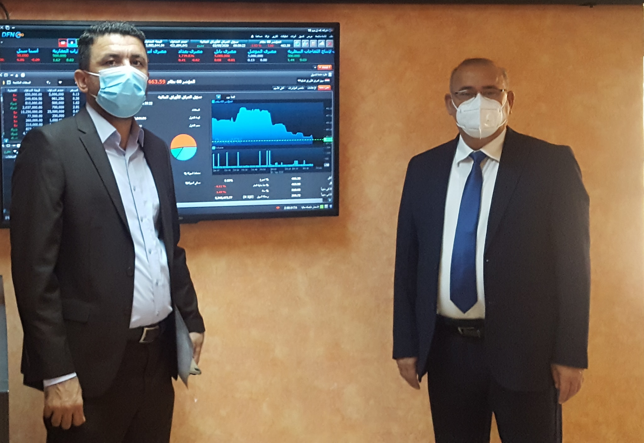 سوق العراق للاوراق المالية وقناة عراق 24 الفضائية يتفقان على محضر تعاون لبث مؤشرات تداول الاسهم من قاعة السوق يوميا