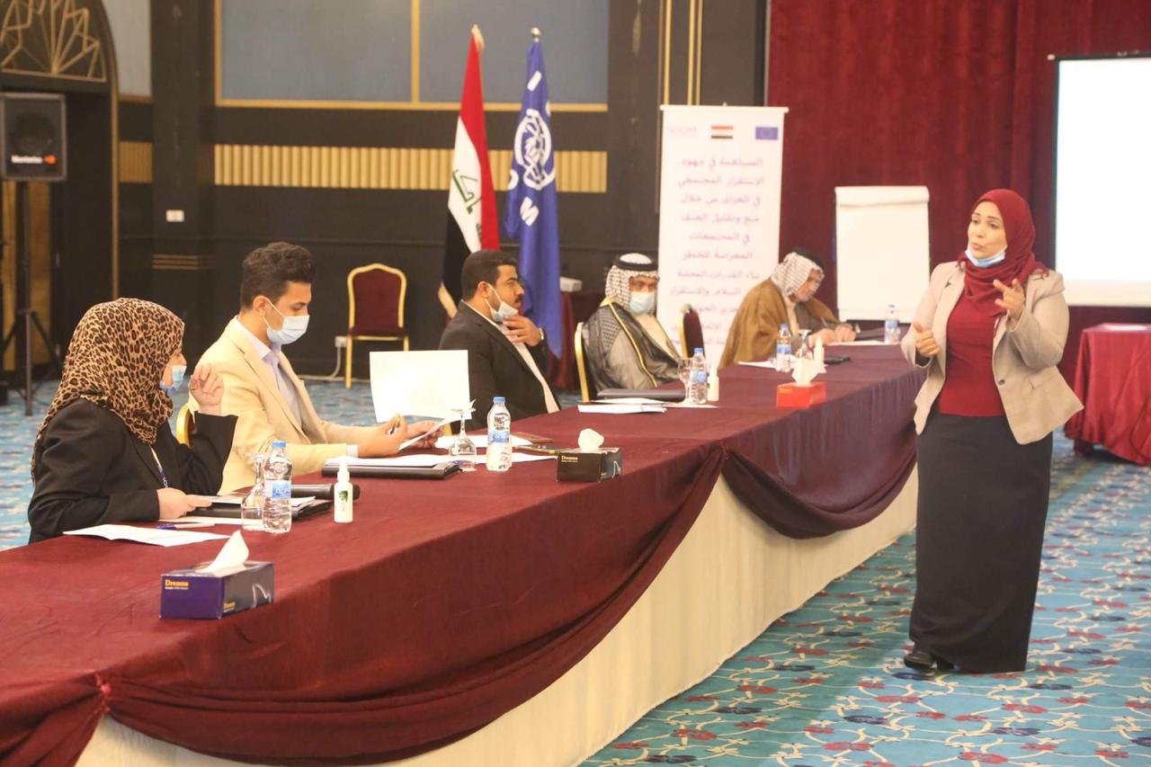 منظمة الهجرة الدولية في العراق تطلق برنامجها لدعم استقرار البصرة بورشة عمل لمسؤولين وقيادات امنية وعشائرية