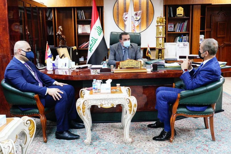 محافظ كركوك راكان الجبوري يشيد بجهود مجموعة الحنظل الدولية ودعم الشباب وتنفيذ المشاريع الاستثمارية الناجحة، ومنها مشروع مدينتي السكني في كركوك