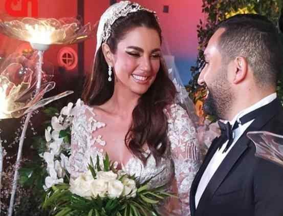 شاهد.. الصور الأولى من حفل زفاف الفنانة درة