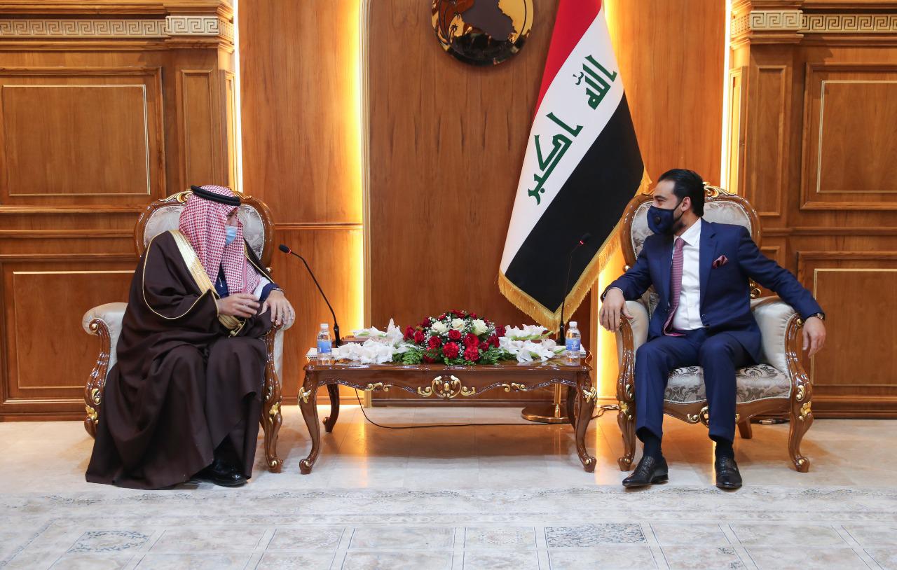 رئيس مجلس النواب يستقبل وزير التجارة والاستثمار السعودي