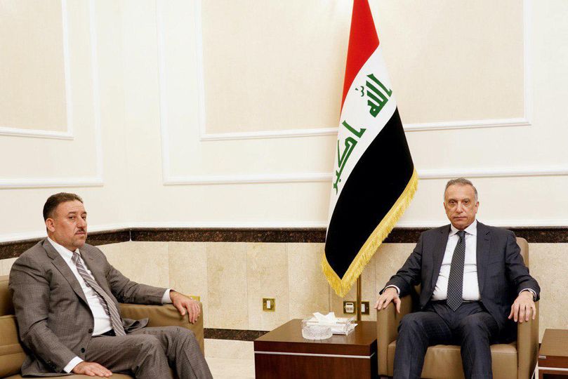 الكاظمي يستقبل الأمين العام للمشروع العربي السيد خميس الخنجر