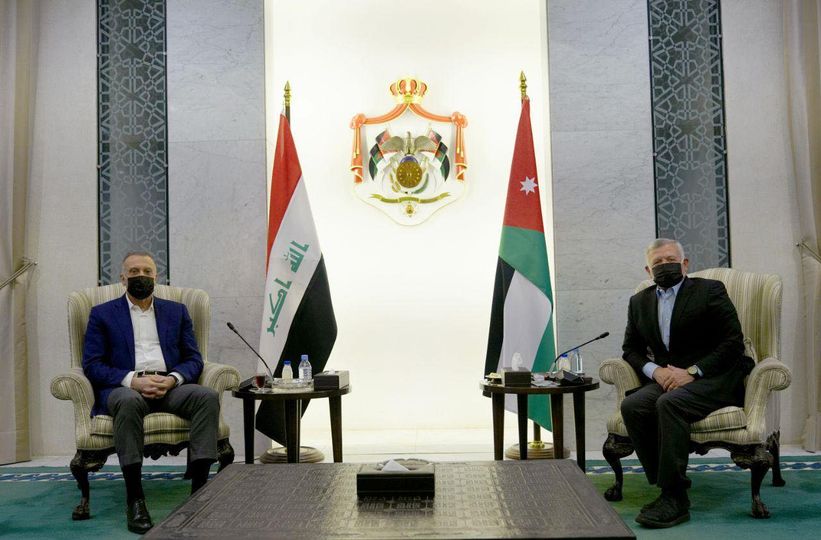 الكاظمي يزور المملكة الأردنية الهاشمية ويلتقي الملك عبد الله الثاني