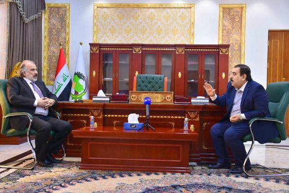 محافظ الانبار يستقبل الفنان حسن حسني ويبحث معه كيفية الاستفادة من الخبرات المتراكمة لتطوير الواقع الفني في المحافظة