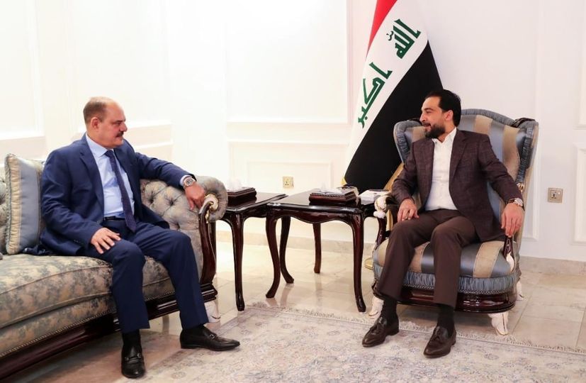 رئيس مجلس النواب يستقبل نقيب الصحفيين العراقيين