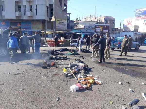 الدفاع المدني : سقوط 28 شهيداً و73 جريحاً حتى الان في تفجير ساحة الطيران