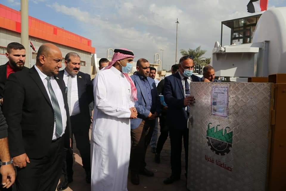 الملحق التجاري السعودي يزور أجنحة شركات وزارة الصناعة والمعادن ويطلع على إمكانياتها ومنتجاتها