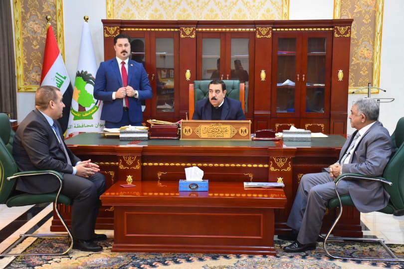 محافظ الانبار يستقبل مدير شركة توزيع المنتجات النفطية في المحافظة ويبحث معه انسيابية توفير إحتياجات المواطنين من المشتقات النفطية