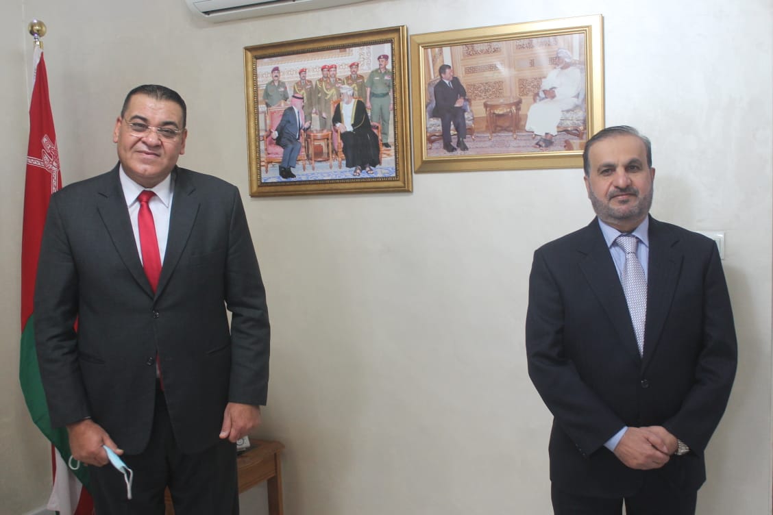 مستقبلا الاعلامي بسام العريان.. ألشيخ هلال بن مرهون السفير العماني لدى الاردن ..العلاقات الاردنية العمانية علاقات ذات خصوصية ، وتميز في المجالات كافة