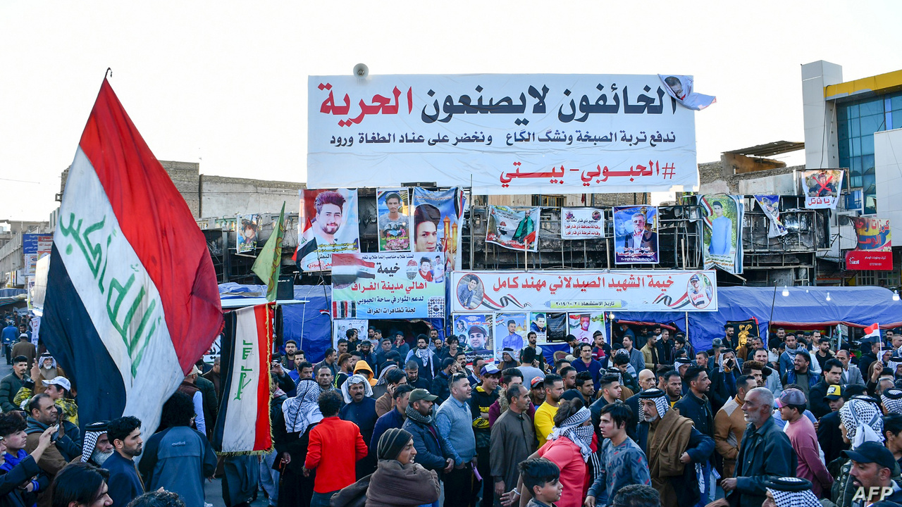 ثوار ساحة الحبوبي يصدرون بياناً بعد الاحداث الدامية التي شهدتها محافظة ذي قار اليوم الجمعة