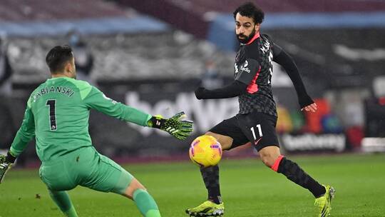 محمد صلاح يقود ليفربول للفوز على وست هام