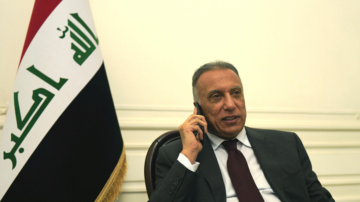 رئيس مجلس الوزراء مصطفى الكاظمي يطمئن هاتفيًا على صحة ولي العهد السعودي
