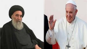 السيدالسيستاني والبابا سيوقعان وثيقة “الاخوة الإنسانية”