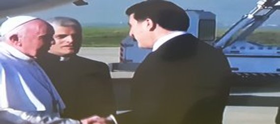 البابا يعقد اجتماعا مغلقا مع رئيس اقليم كردستان