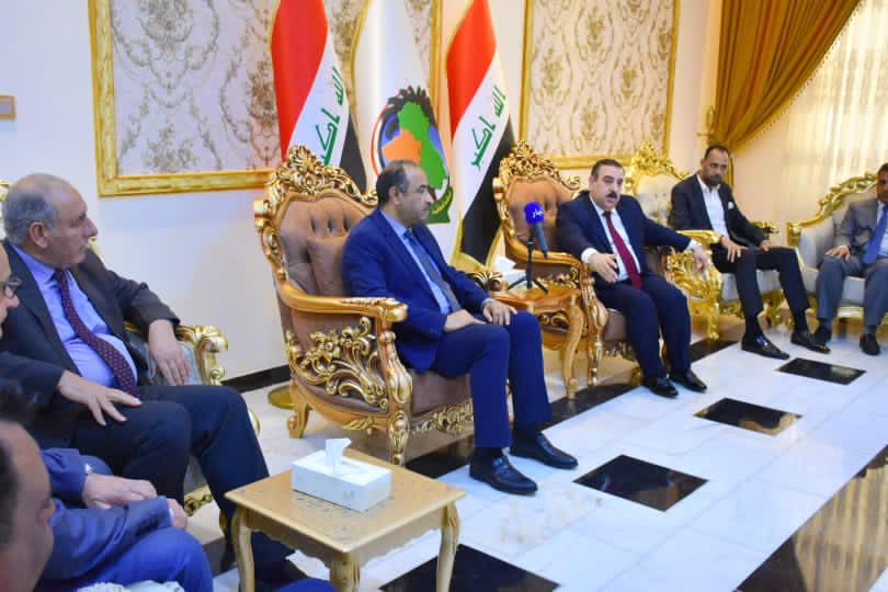 محافظ الانبار يستقبل وزير الثقافة والسياحة والآثار ويبحث معه ابرز الملفات التي تعنى بالثقافة والسياحة والآثار