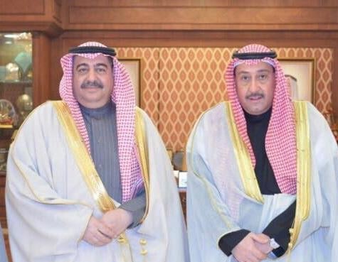 الشيخ فيصل الجربا يهنئ معالي الشيخ فيصل الحمود الصباح بمناسبة تعيينه مستشاراً بالديوان الأميري