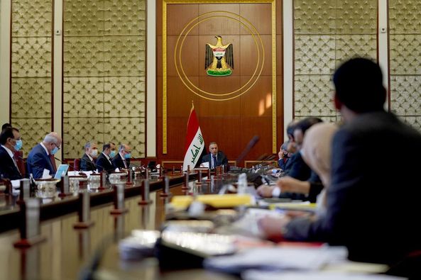 مجلس الوزراء يعقد جلسة اعتيادية برئاسة رئيس مجلس الوزراء مصطفى الكاظمي