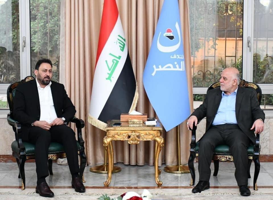 الدكتور العبادي يستقبل وفد من نواب سائرون برئاسة الكعبي ويبحثان التحديات التي يمر بها البلد والانتخابات المبكرة