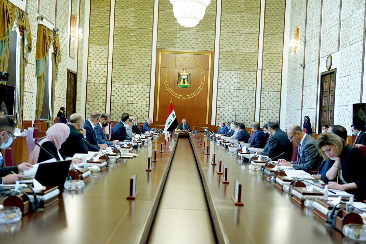 مجلس الوزراء يعقد جلسة اعتيادية برئاسة رئيس مجلس الوزراء مصطفى الكاظمي