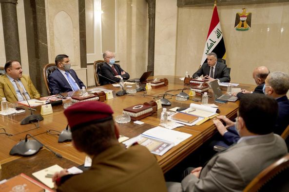 المجلس الوزاري للامن الوطني يعقد اجتماعا برئاسة القائد العام للقوات المسلحة مصطفى الكاظمي