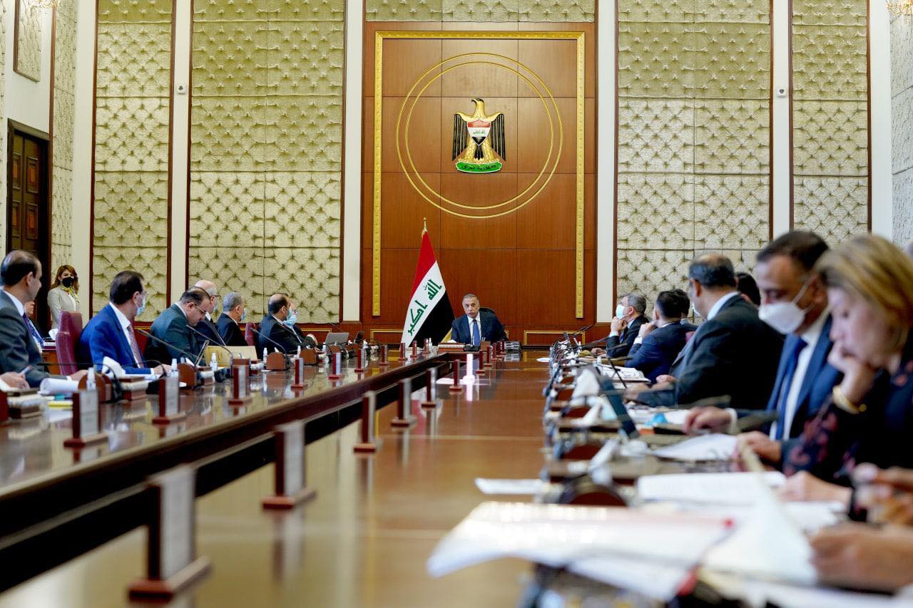 مجلس الوزراء يعقد جلسة اعتيادية برئاسة رئيس مجلس الوزراء مصطفى الكاظمي