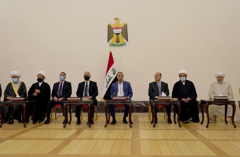 أهم ما جاء في كلمة رئيس مجلس الوزراء مصطفى الكاظمي، في مأدبة إفطار جمعت عددًا من العلماء الأفاضل من مختلف أطياف الشعب العراقي
