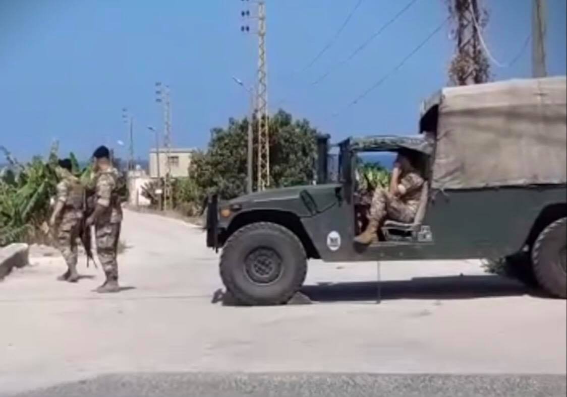 بالصور.. تظهر إنتشاراً للجيش اللبناني في المنطقة التي أطلقت منها صواريخ بإتجاه إسرائيل