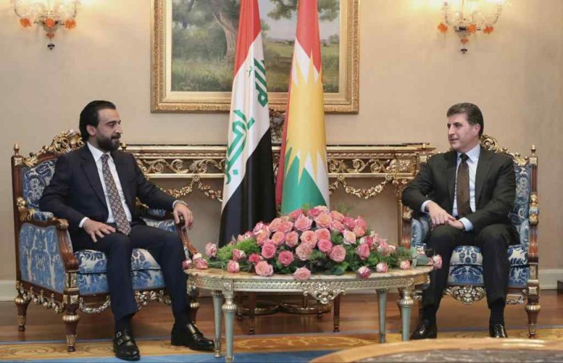 نيجرفان بارزاني والحلبوسي يبحثان الانتخابات المبكرة وخارطة التحالفات السياسية