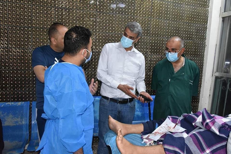 مدينة الإمامين الكاظمين (ع) الطبية تستنفر جهودها لإستقبال جرحى انفجار باب المراد