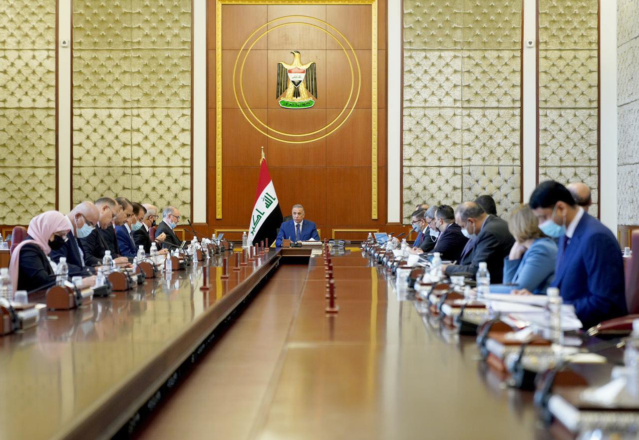 مجلس الوزراء يعقد جلسة اعتيادية برئاسة رئيس مجلس الوزراء مصطفى الكاظمي