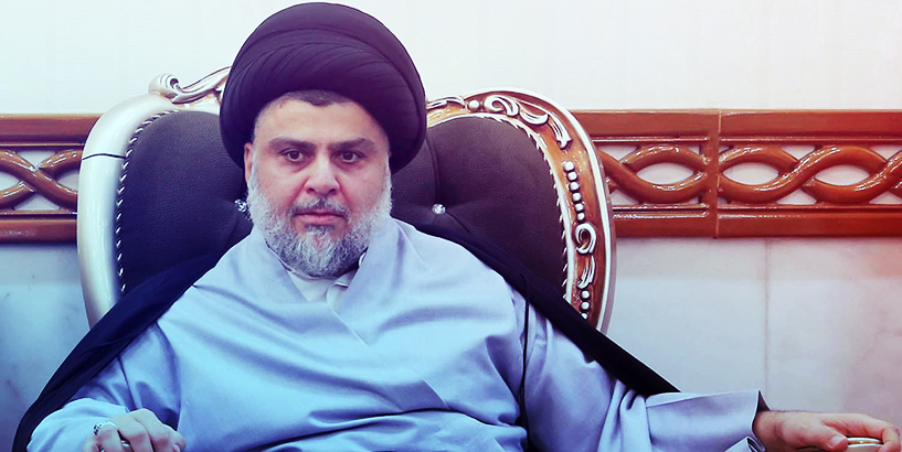السيد الصدر يقيم مجلسا حسينياً في الحنانة بالنجف