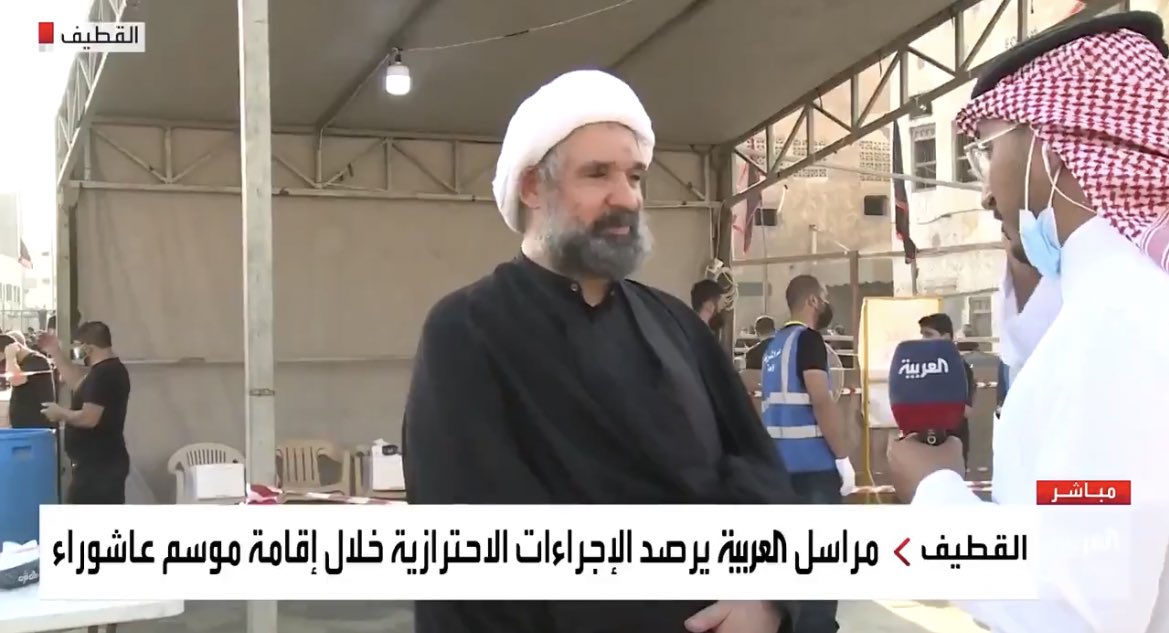 وسائل إعلامية سعودية مختلفة تغطي مراسم عاشوراء في القطيف و الاحساء
