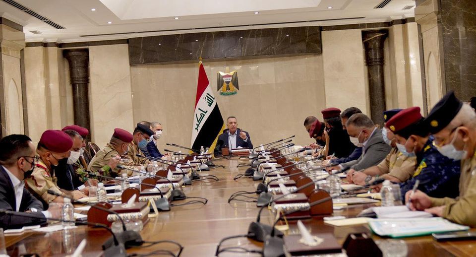 القائد العام للقوات المسلحة السيد مصطفى الكاظمي يترأس اجتماعاً أمنياً طارئاً بشأن استهداف أبراج الطاقة الكهربائية
