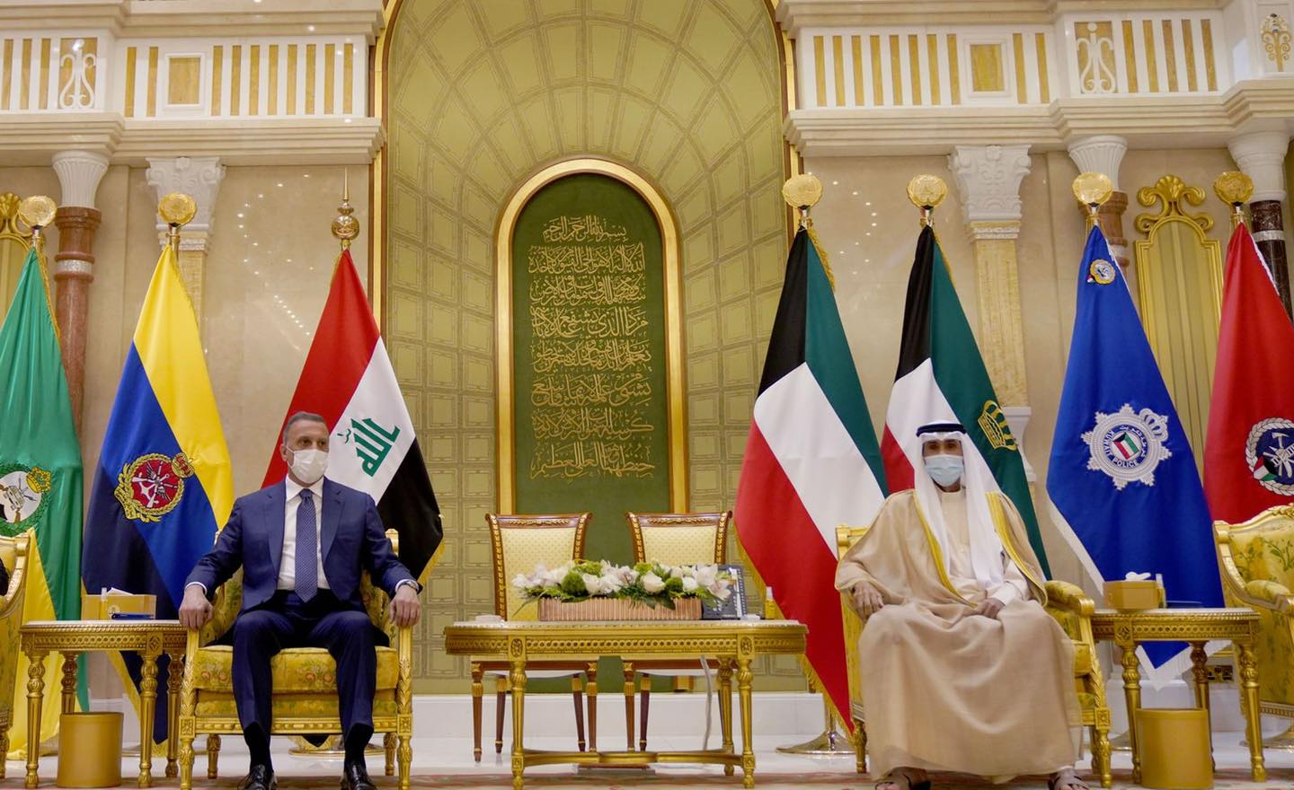 رئيس مجلس الوزراء مصطفى الكاظمي يلتقي أمير دولة الكويت الشيخ نواف الأحمد الجابر الصباح