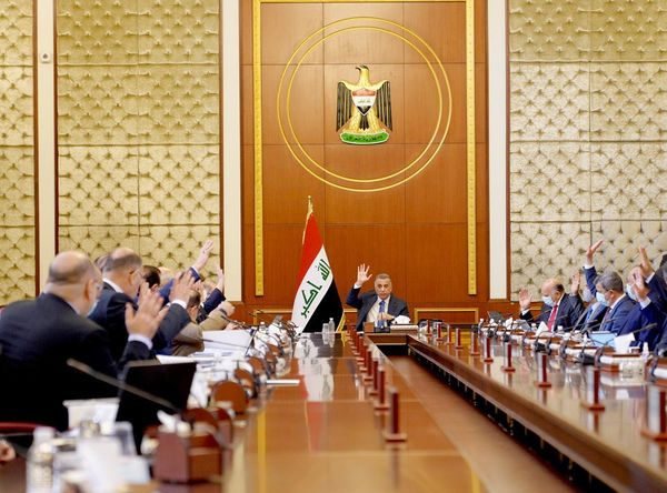 مجلس الوزراء يعقد جلسة اعتيادية برئاسة رئيس مجلس الوزراء مصطفى الكاظمي