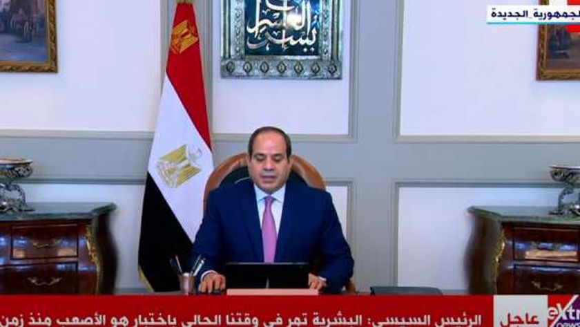 الرئيس المصري يدعو المجتمع الدولي لدعم التعافي الأخضر عالمياً