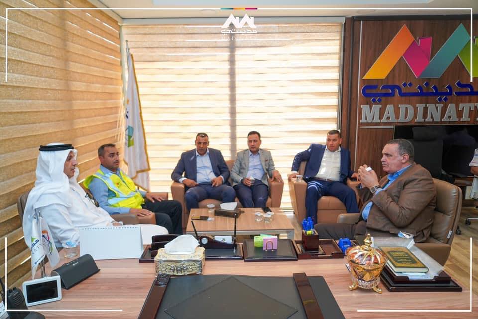 مجموعة الحنظل الدولية تثمن زيارة محافظ كركوك والسفير العراقي لدى الامارات الى مجمع مدنيتي السكني في المحافظة
