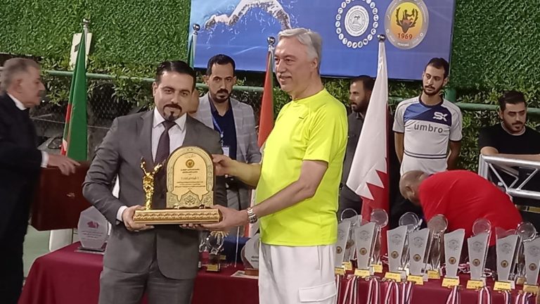 نادي الصيد العراقي يحتضن البطولة العربية الثامنة لرواد التنس ( بطولة الصيد الثالثة) بمشاركة عربية واسعة