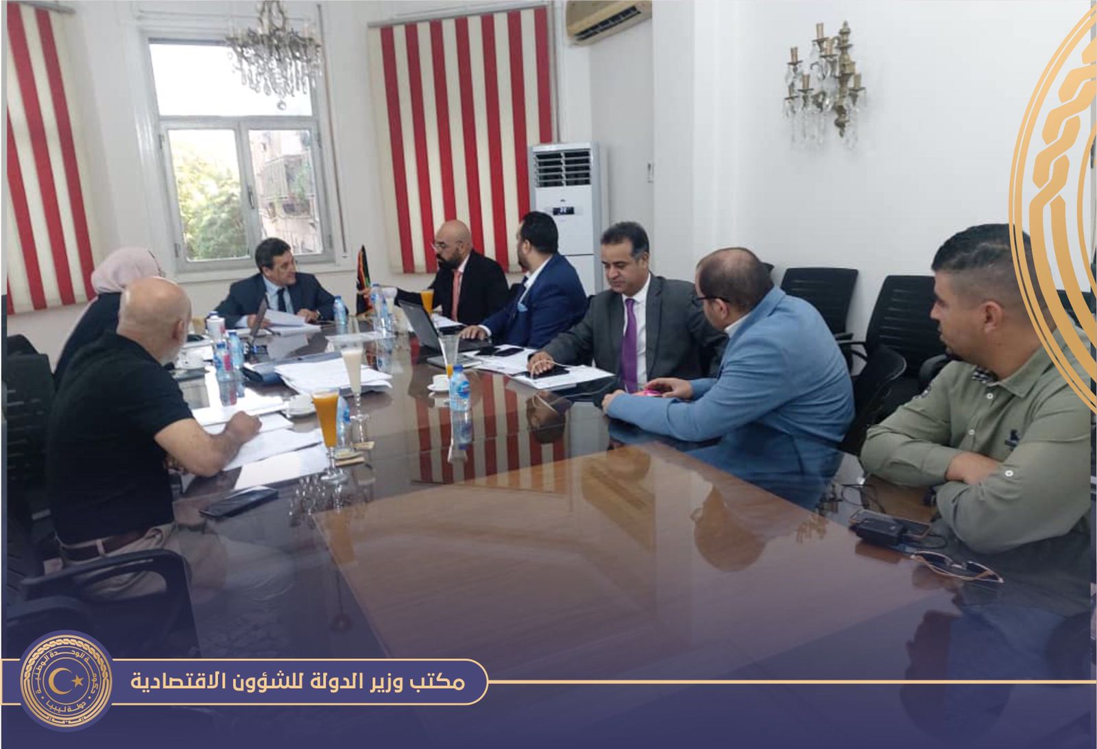 الغويل يعقد اجتماعاً لمتابعة اوضاع الجالية الليبية المقيمة في مصر